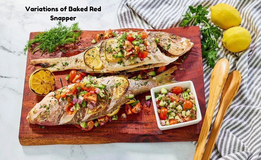 baked red snapper