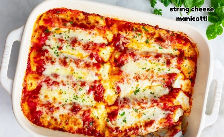 string cheese manicotti